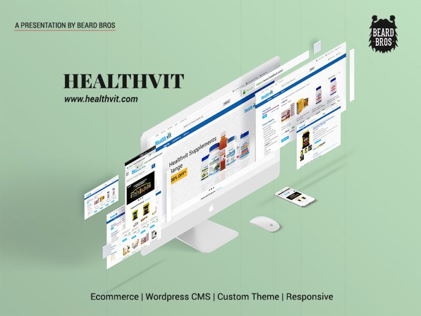 Healthvit Ecommerce Website Design